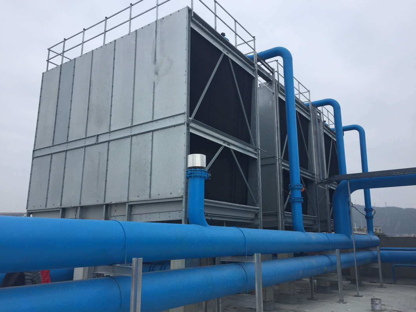 玻璃鋼冷卻塔循環系統冷卻水的處理